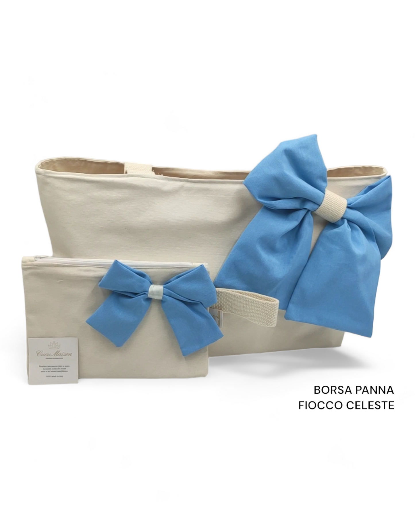 BORSA MARE FLAKE RICAMO PERSONALIZZATO