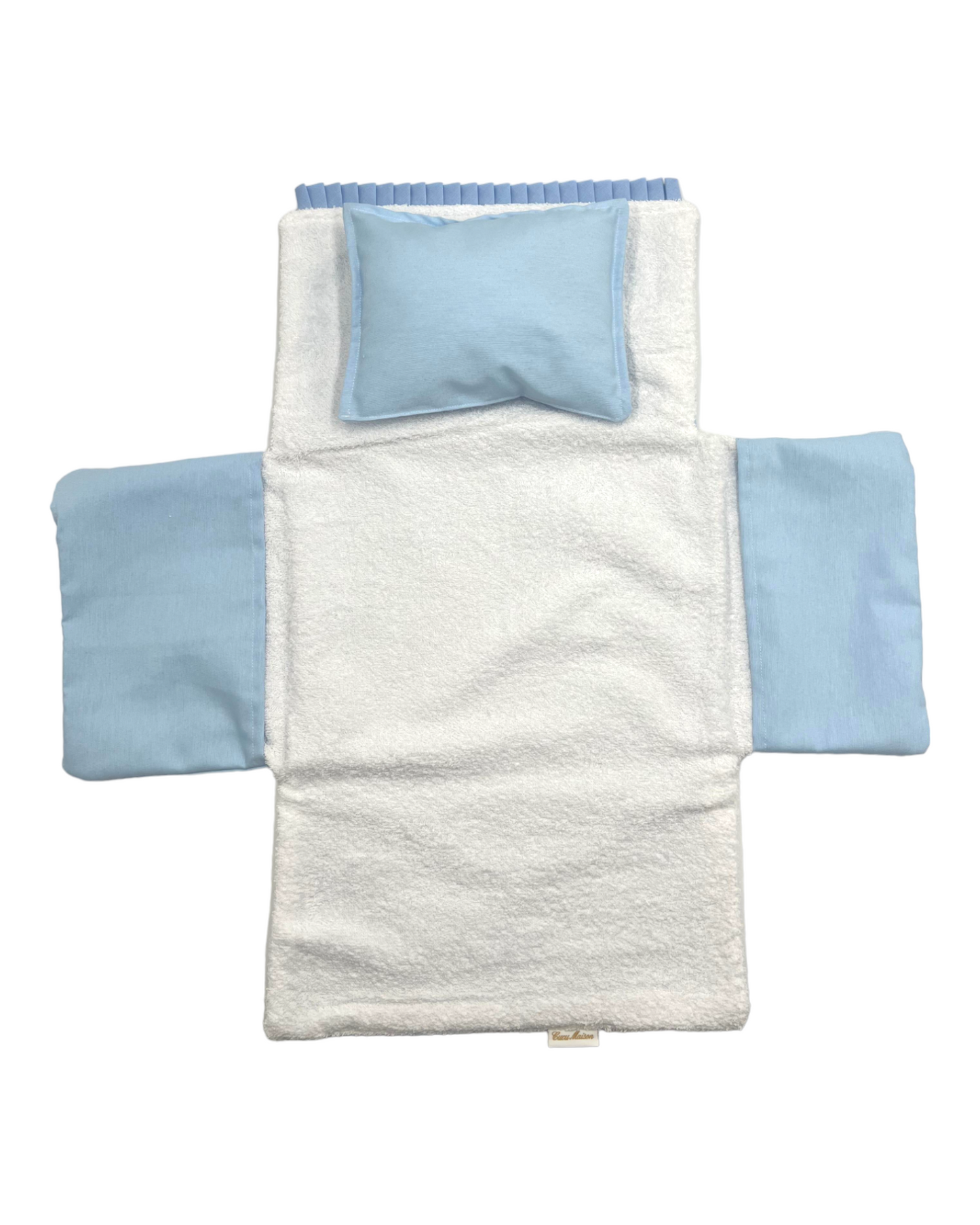 FASCIATOIO DA VIAGGIO SPUGNA/COTONE RICAMO PERSONALIZZATO