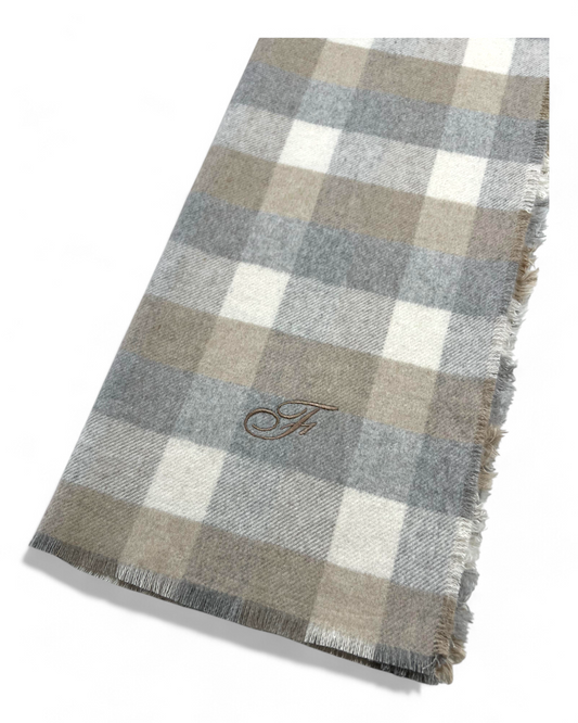 SCIARPA WOOL RICAMO PERSONALIZZATO