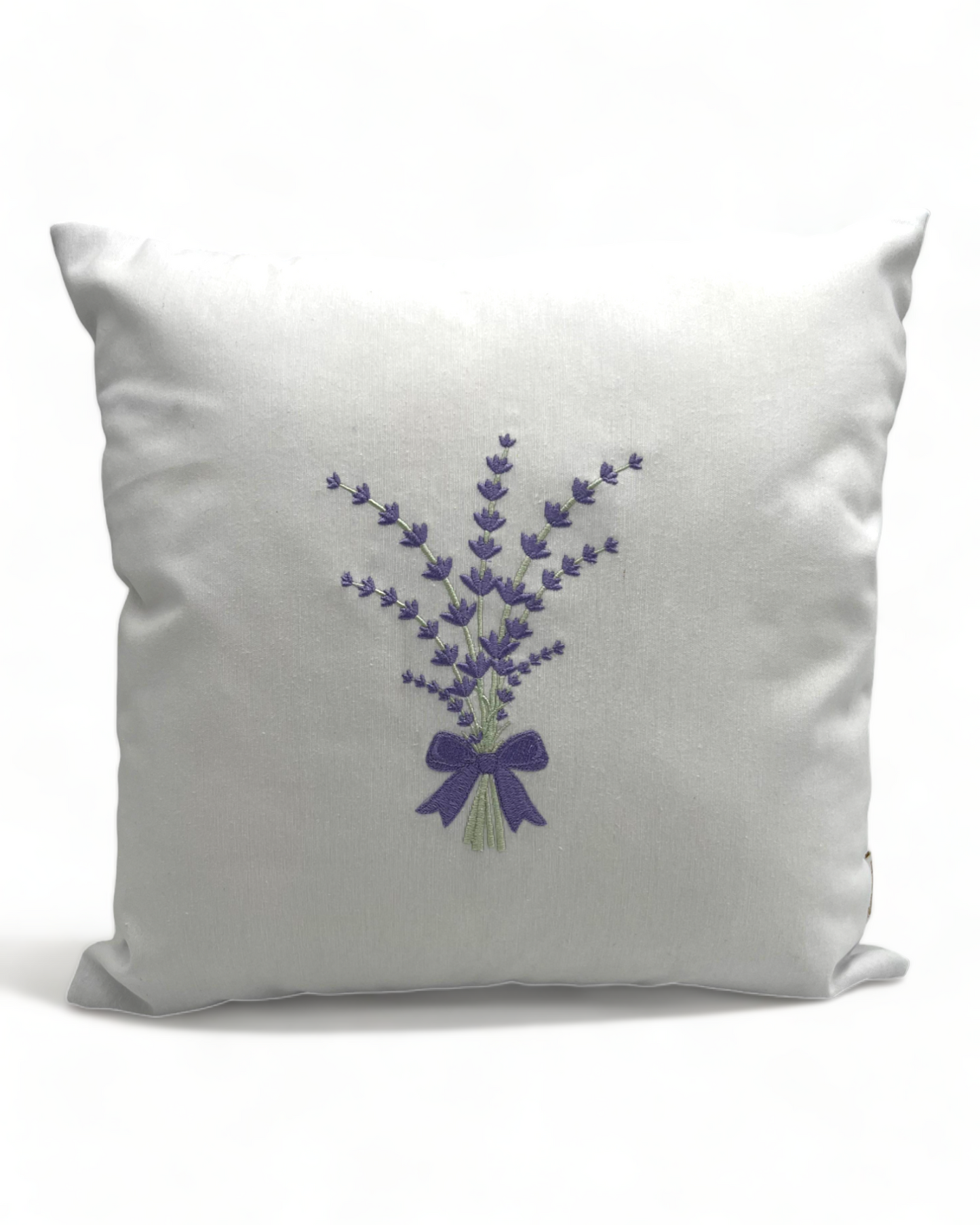 CUSCINO LAVANDA RICAMATO