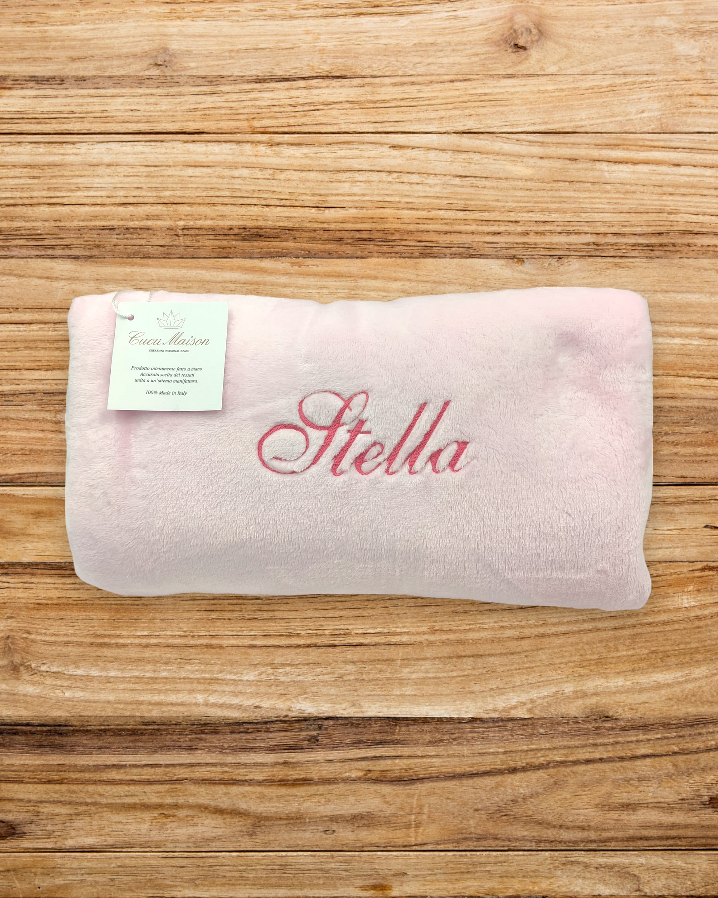PLAID PELUCHE PERSONALIZZATO