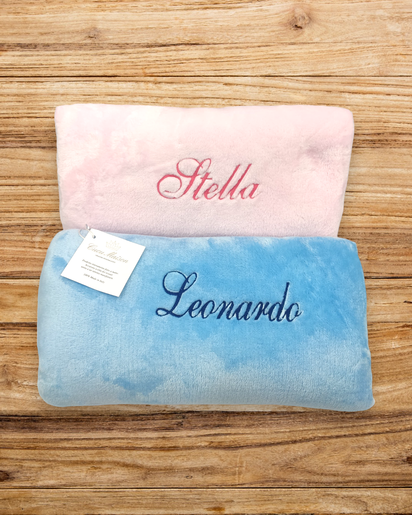 PLAID PELUCHE PERSONALIZZATO