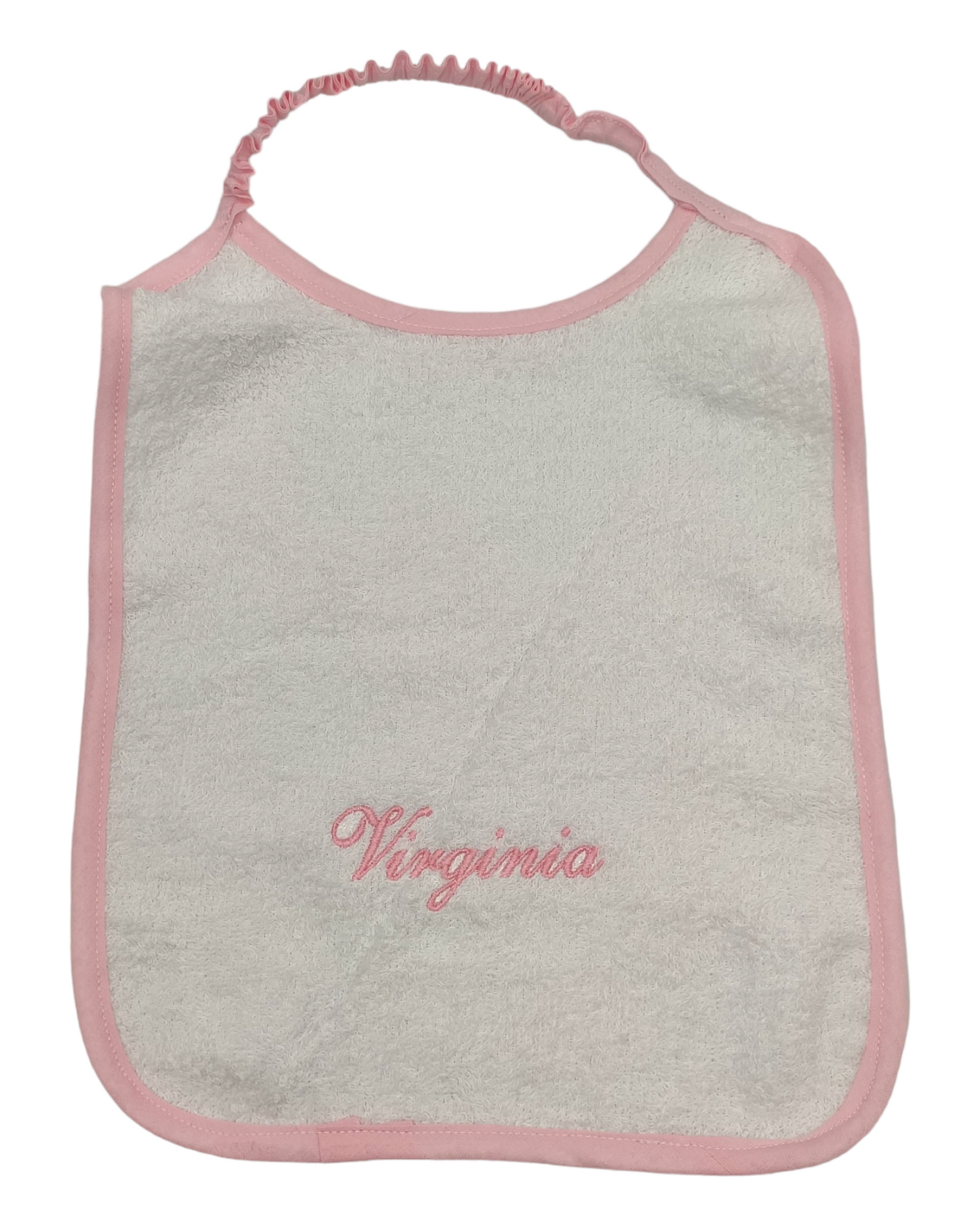 BAVAGLINO PAPPA SPUGNA RICAMO PERSONALIZZATO