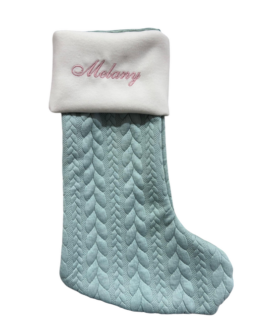 CALZA EPIFANIA DOLCE TRECCIA RICAMO PERSONALIZZATO