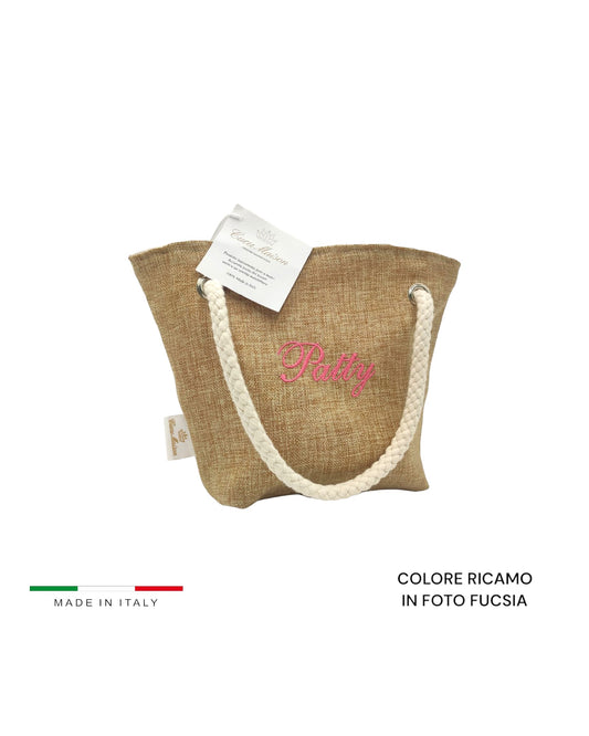 BORSA MARE BABY RICAMO PERSONALIZZATO