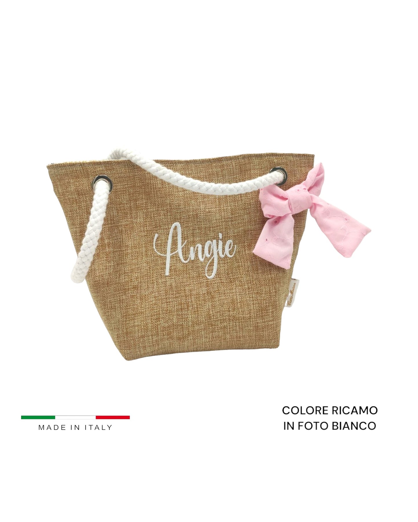 BORSA MARE BABY RICAMO PERSONALIZZATO