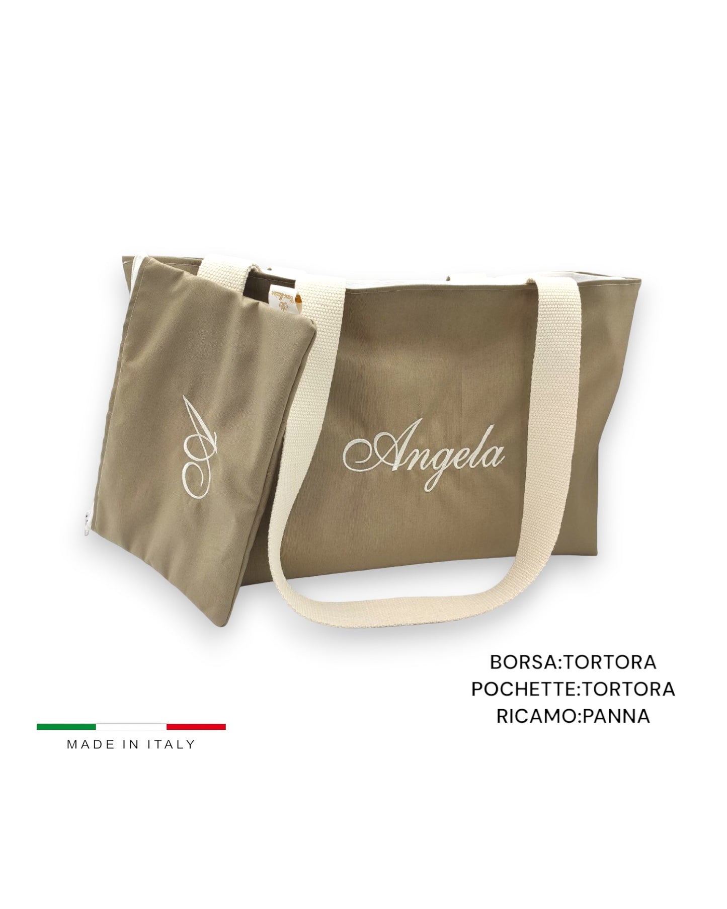 BORSA MARE RICAMO PERSONALIZZATO