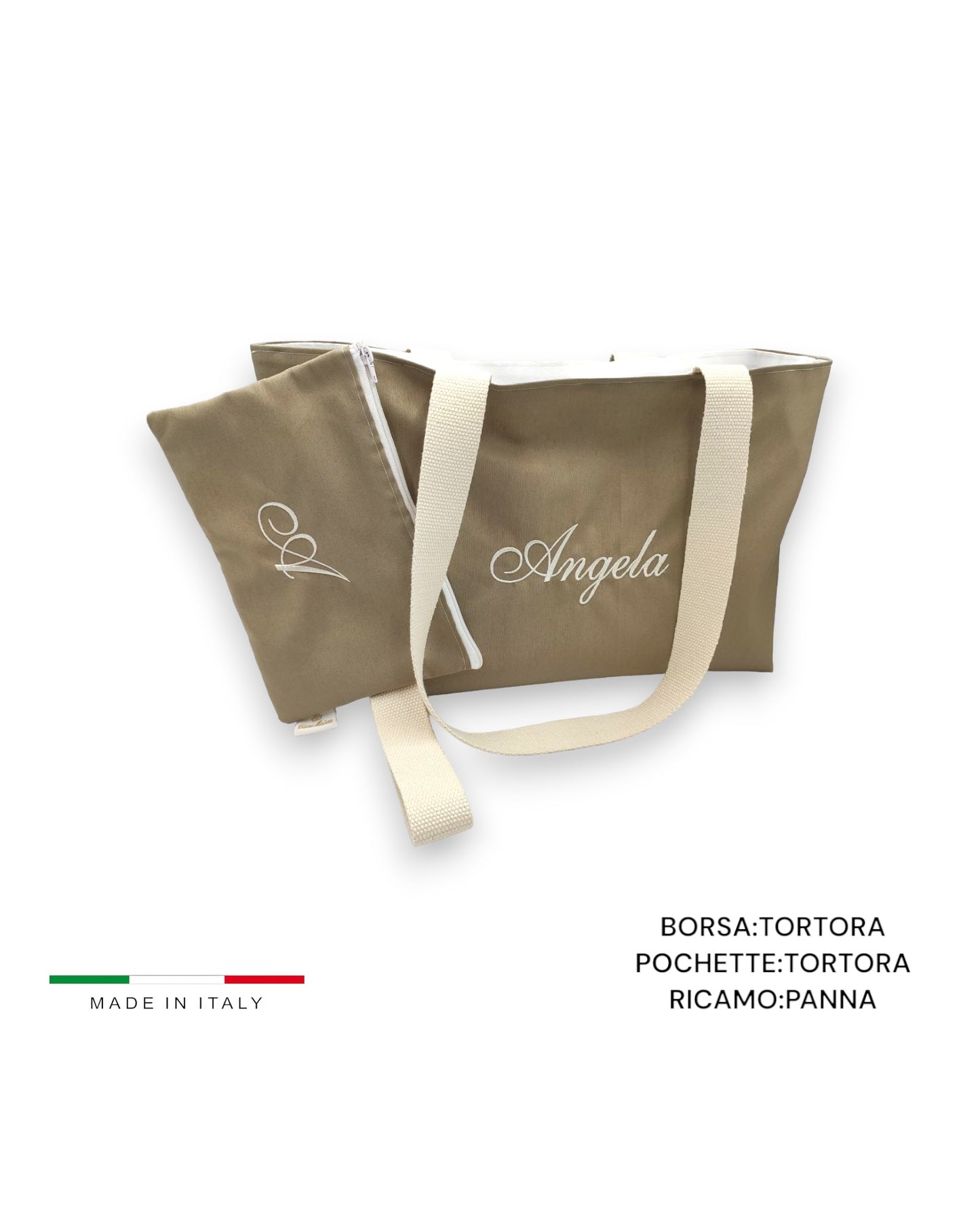 BORSA MARE RICAMO PERSONALIZZATO