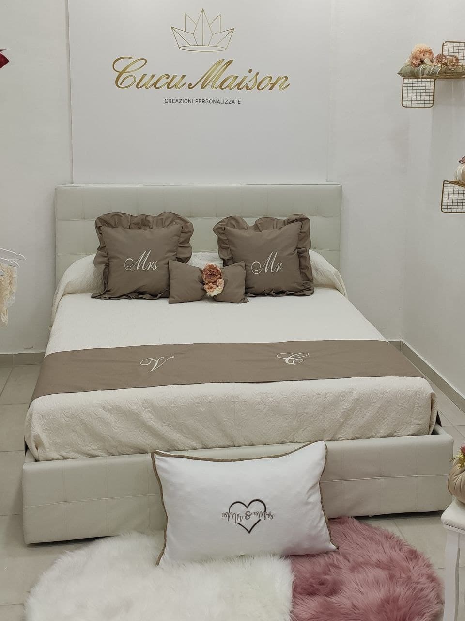 BED RUNNER MATRIMONIALE PERSONALIZZATO