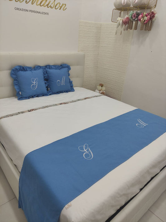 BED RUNNER MATRIMONIALE PERSONALIZZATO