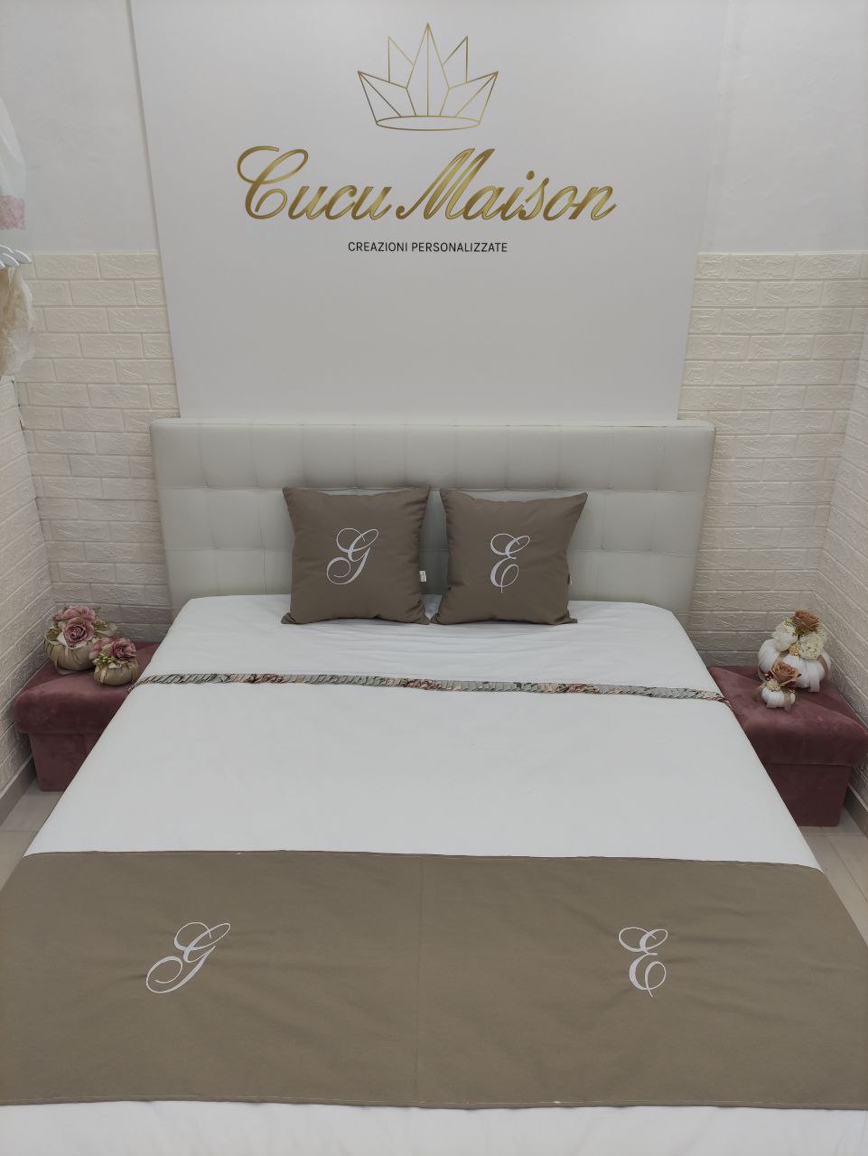 BED RUNNER MATRIMONIALE PERSONALIZZATO
