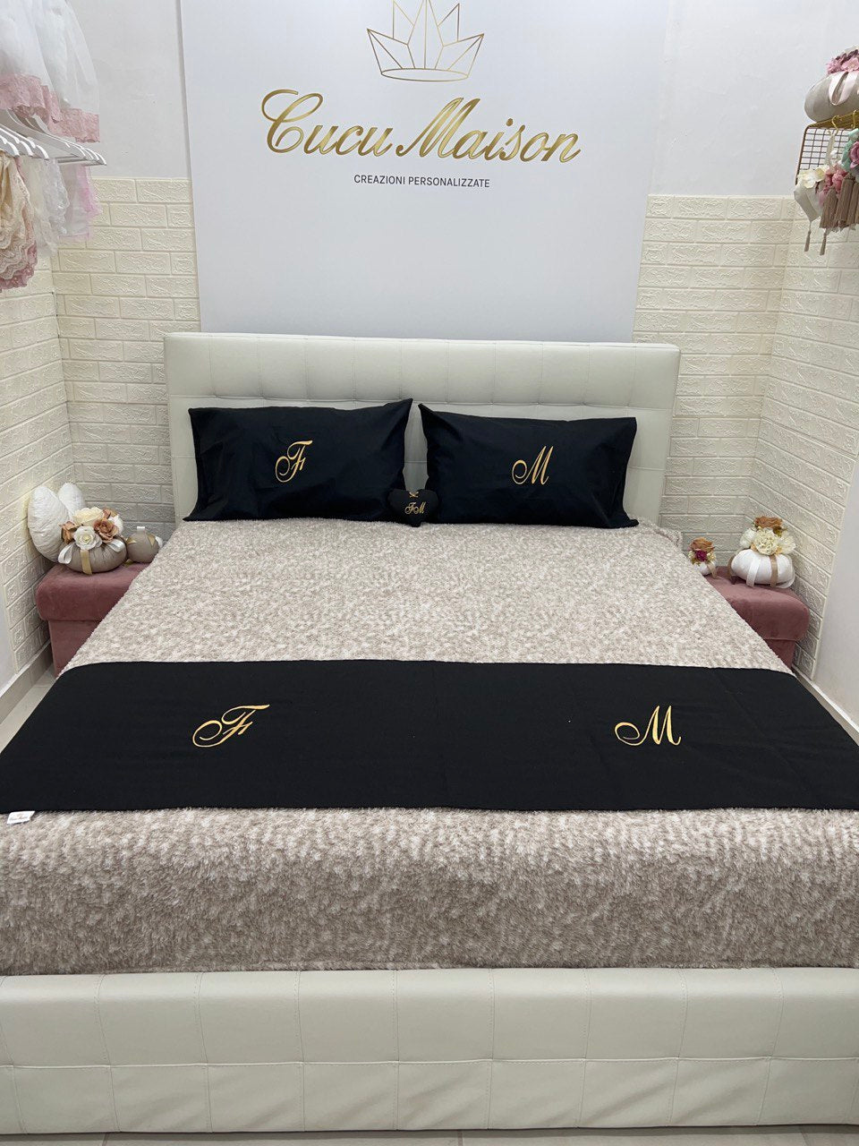 BED RUNNER MATRIMONIALE PERSONALIZZATO