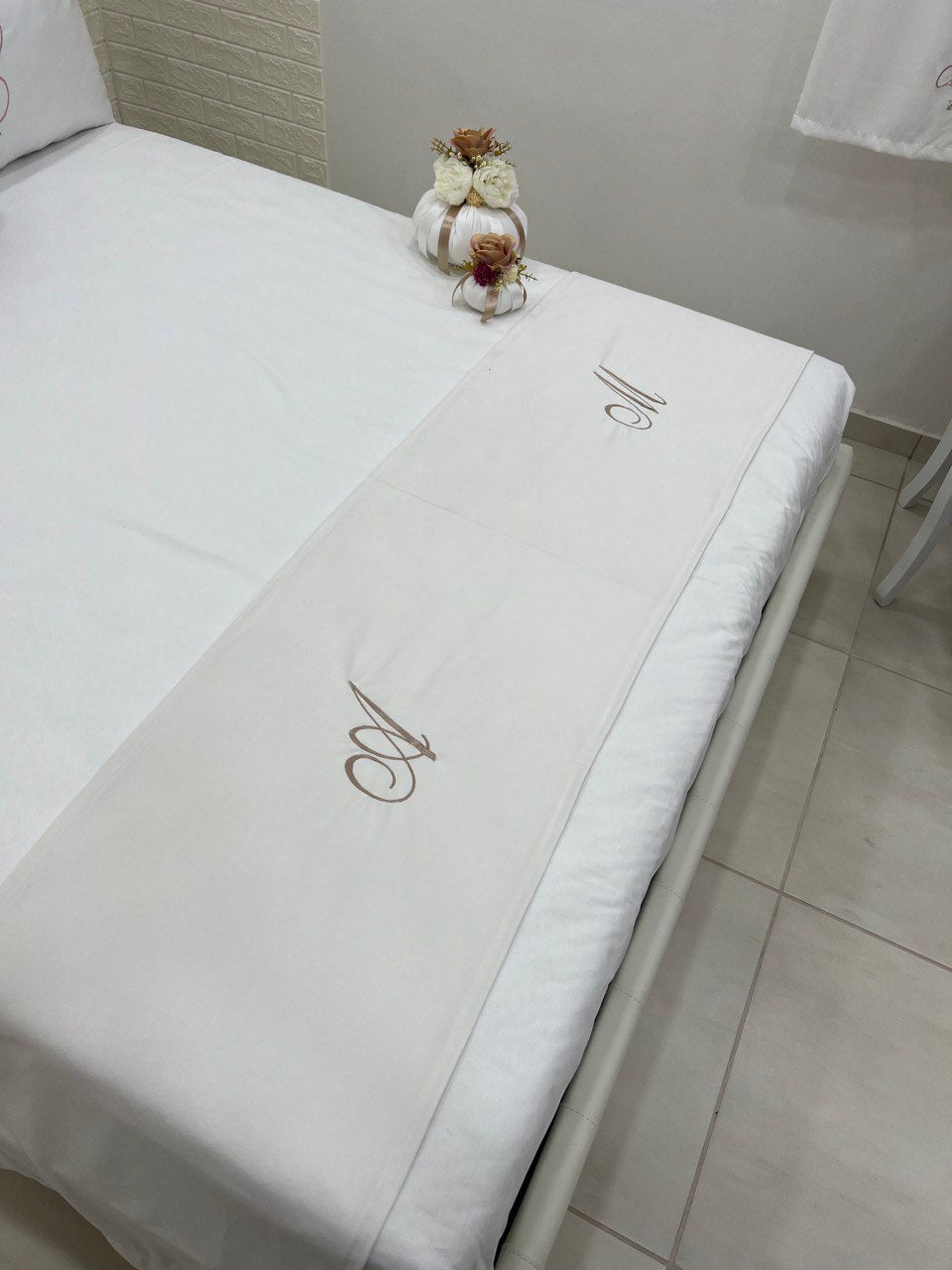 BED RUNNER MATRIMONIALE PERSONALIZZATO