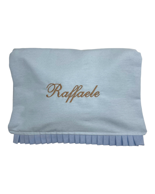 FASCIATOIO DA VIAGGIO SPUGNA/COTONE RICAMO PERSONALIZZATO