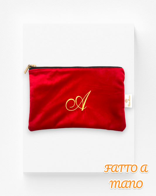POCHETTE IN VELLUTO PERSONALIZZATA
