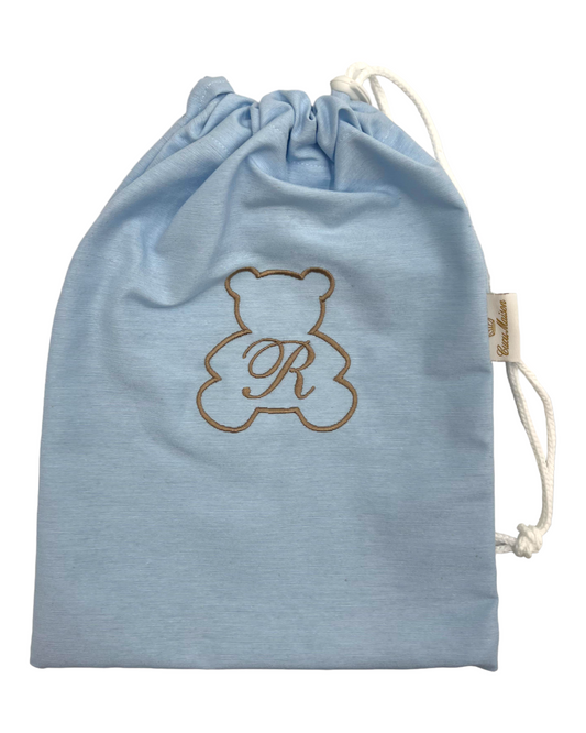 SACCA CAMBIO NEONATO RICAMO PERSONALIZZATO