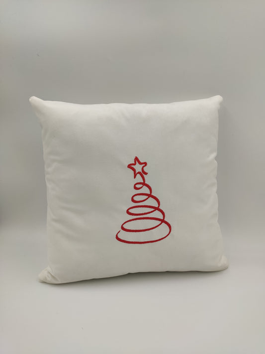 CUSCINO ALBERO STILIZZATO IN VELLUTO (SOLO FEDERA)